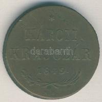 1849NB 3kr "Szabadságharc" T:2- ph.