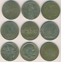 Szovjetunió 1967-1980. 1R (9x) T:1/2,2 kis ph.