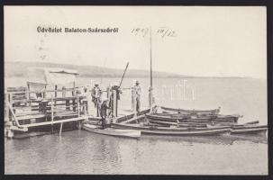 Balatonszárszó csónak kikötő