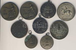 1933-1942. 9db különböző díjérem "Magyar Sakkszövetség" és "Abonyi Serleg", köztük szignózottak is.(Ludvig) T:2