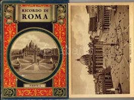 1920 Róma képes füzet (leporello) díszes borítóval