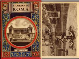 1920 Róma képes füzet (leporello) díszes borítóval