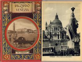 1920 Velence képes füzet (leporello) díszes borítóval