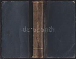 1908 G. Freytag & Berndt Világatlasz 83 db térképpel, kiadói félbőr kötésben / 1908 Freytag Worl...