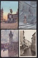 5 db háború előtti Prága képeslap / 5 Prague postcards