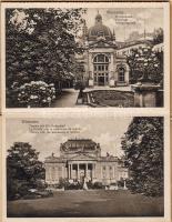 1920 Wiesbaden képeslapfüzet 12 lappal