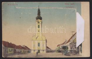 Moson (a Kühne gépgyárral, komppal, paszománygyárral és vasútállomással) leporellocard