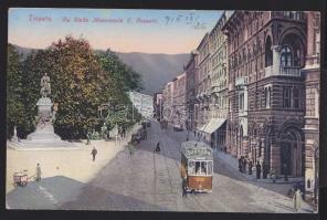 Trieste Via Giulia with tram