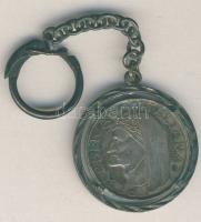 Olaszország 1965. 500L Ag "Alighieri születésének 700. évfordulója" T:2 foglalatban, kulcstartóként