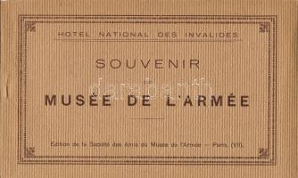 1920 Párizs hadtörténeti múzeum képeslapfüzet 12 lappal