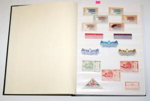 Magyar levélzárók gyűjteménye, 390 db különféle főleg háború előtti, berakóban