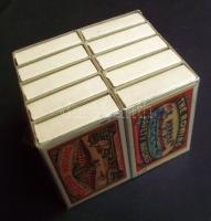 1980  10 db svéd gyufásdoboz eredeti bontatlan csomagolásban