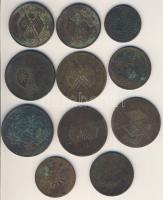 Kína 1913-1932. 11db klf Cash T:3,3-