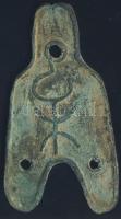 Kína Császárság / Zhou i.e.1122-255. Azonosítatlan ásó pénz / Unidentified Three Hole Spade money (70mm/23.4g) T:2 (valószínűleg XIX-XX. századi utánzat - fake)