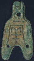 Kína Császárság / Zhou i.e.1122-255. Azonosítatlan ásó pénz / Unidentified Three Hole Spade money (7...