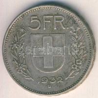 Svájc 1932. 5Fr Ag T:2-