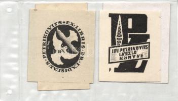 10 db klf magyar ex libris