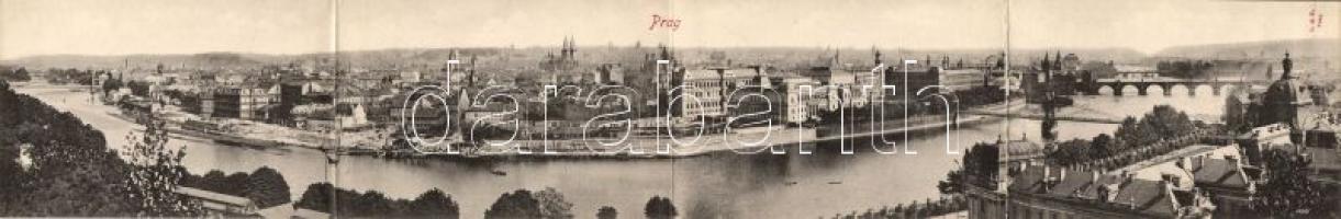 Praha large panoramacard