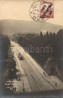 Praha Legion bridge with tram