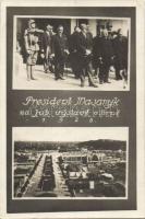 Brno the visit of Masaryk at the 1928 Expo