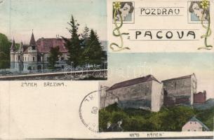 Pacov the castles Brezina and Kamen, Art Nouveau