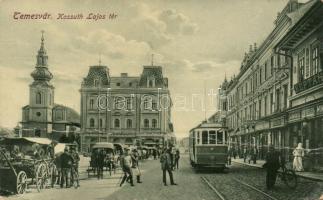 Temesvár Kossuth square tram (fa)