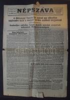 1956 A Népszava november 3.-i száma a forradalom híreivel