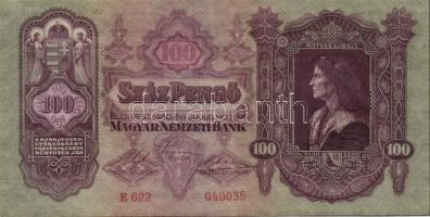 1930. 100P (2x) egymásutáni sorszámmal T:I