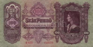 1930. 100P (5x) egymásutáni sorszámmal T:I