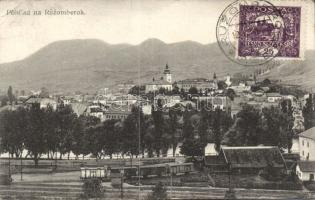 Rózsahegy by the railway station (EK)