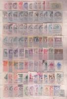 1860-2000 90 db klf okmány és illetékbélyeg / 90 mixed document stamps