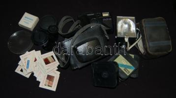 Hatalmas fotós tétel: magazinok, fényképezők, szűrők, klf alkatrészek, reflektor, stb