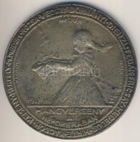 1917. "M.Kir.Budapesti 1. Honvéd Gyalogezred özvegy és árva segély alapja" fém öntvénye Szign.: Faragó / Molnár / Berán (80mm) T:2