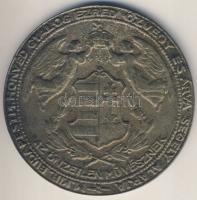 1917. "M.Kir.Budapesti 1. Honvéd Gyalogezred özvegy és árva segély alapja" fém öntvénye Sz...