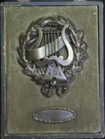 1935.június 1. "A Délibáb Tangószöveg-pályázatának I. díja" , eredeti adományozói dísztokban (Ludvig Éremverő) T:2 hátoldalán javított résszel