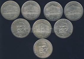 1993-94. 200Ft Ag "MNB" "Deák" (8x) T.2,2-