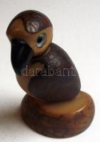 Kis, csontból készült madárfigura / Bird-figure made of bone 9 cm