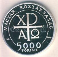 2009. 5000Ft "Kálvin János" Ag T:PP Tanúsítvánnyal!