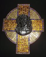 Érdekes mozaik kép Fock jelzéssel 26x31cm