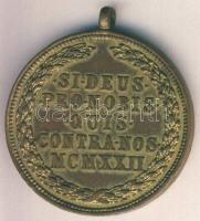 1922. Magyar Bronz Érdemérem szalag nélkül T:2 ph