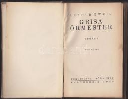 Arnold Zweig: Grisa őrmester I.-II., Pantheon, cca 1940