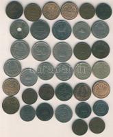 Magyar és osztrák fillér/heller tétel 1894-1942-ig 1f,2f,10f,20f,10h összesen 36db! T:2,2-,3