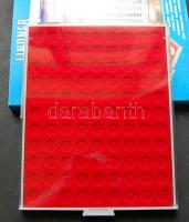 Lindner 2505 Pénztartó luxuskazetta 99 db férőhellyel, átmérő 18,5 mm, új állapotban. Eredeti ára: 4.200 Ft