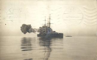SMS Viribus Unitis in battle photo (EK)