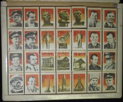 1969 Gagarin ürrepülése és élete 20 darabos eredeti gyűjtői gyufásdoboz sorozat / Gagarin original u...