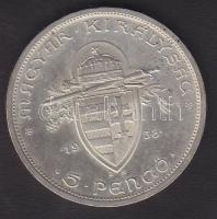 1938. 5P Ag "Szent István" T:2
