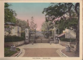 cca 1900 Malmaison kastély nagyalakú képes ismertető füzet / Chateau Malmaison picture booklet