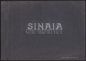 cca 1920 Romania: Sinaia 12 fotót tartalmapó mappa / Romania Sinaia mappa with 12 photos 25x17 cm