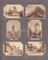 cca 1930 Vágyainknak albuma - Tündérvásár Nagymagyarországért album gyűjthető városképekkel 31 oldal...