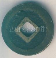 Japán 1736-1818. Mon "Kan-Ei / Tsu-Ho" (25mm/4.08g) T:2 ly